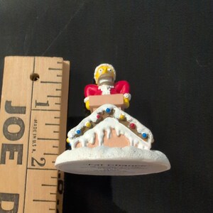 Hawthorne Village Simpsons Fat Chance Homer Santa Figurine 2005 image 3
