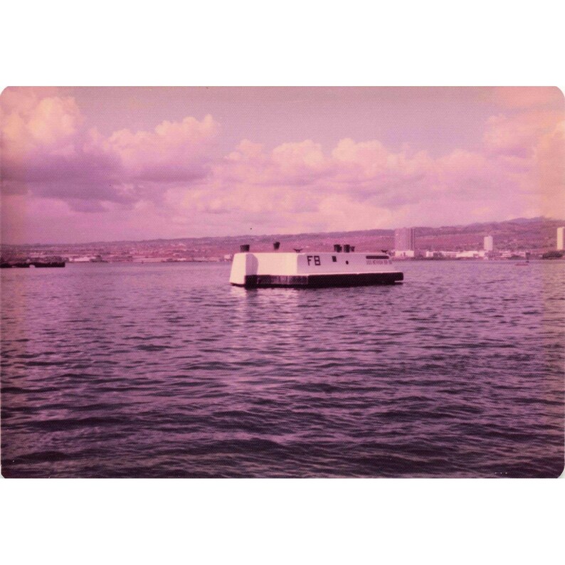 Vintage 1970s Pearl Harbor Battleship Row USS Tennessee Nevada Photos Lot of 8 image 3