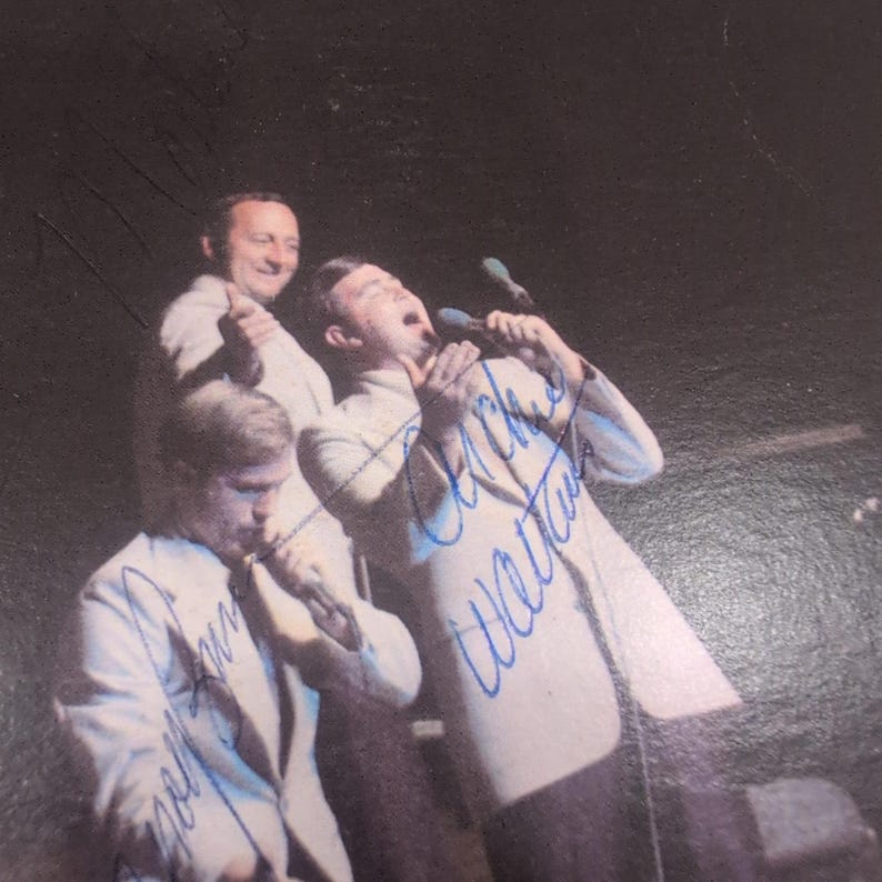 The Inspirations A Night of Inspiration Live Signed Vinyl LP Canaan CAS-9803-LP image 4