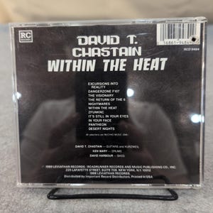 David T. Chastain Within the Heat CD 1989 Roadrunner Leviathan RCD 9484 Metal image 2