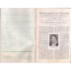 Vintage Woman's Outlook Magazine December 1941 Brethren Church Christmas Issue image 3