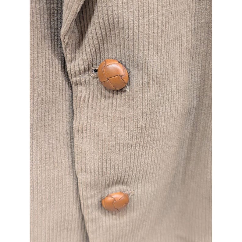 VTG Mens Corduroy Blazer WFF by Farah Brown Sport Coat Jacket Elbow Patch 44R image 3