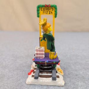 The Simpsons Christmas Express A Holiday Delivery Luigi Pizza Sculpture 2006 image 2
