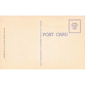 Hot Springs National Park Arkansas Linen Postcard Curt Teich 2A-H1010 c1940s image 2