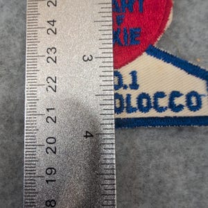 Vtg "Heart of Dixie" Serce nr 1 Choccoloco Boy Scout Patch Prawie 4" zdjęcie 3