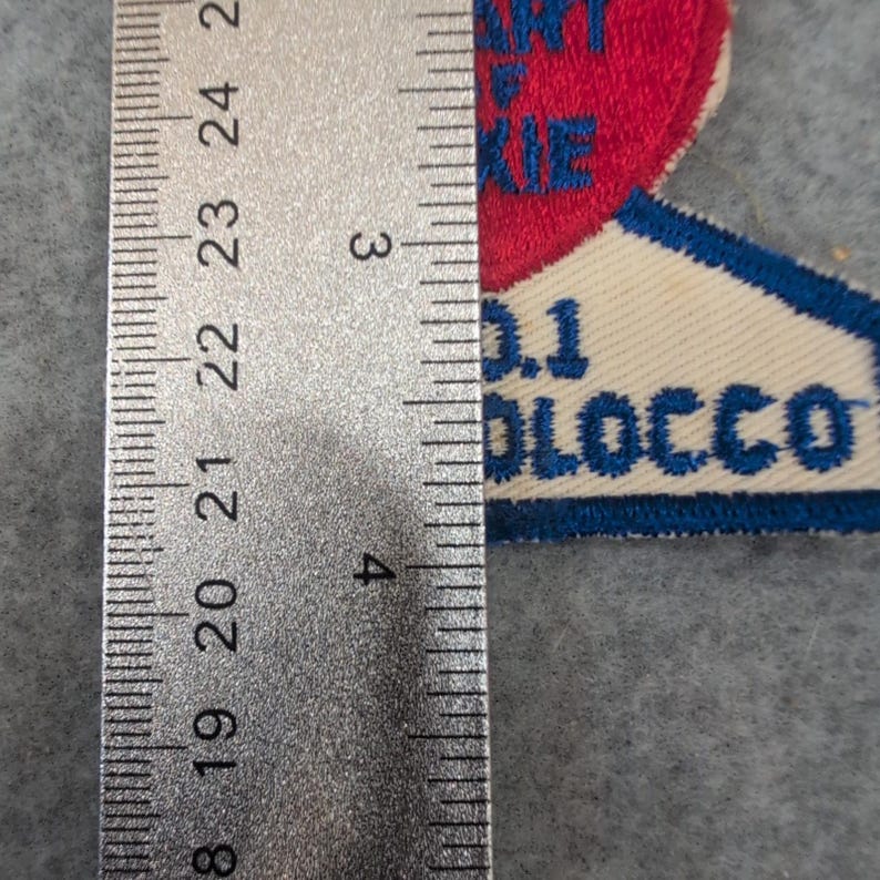 Vtg "Heart of Dixie" Serce nr 1 Choccoloco Boy Scout Patch Prawie 4" zdjęcie 3