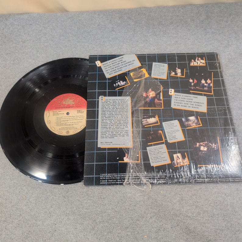 The Gold City Quartet Live Vinyl LP Heart Warming Records R3817 Southern Gospel image 2