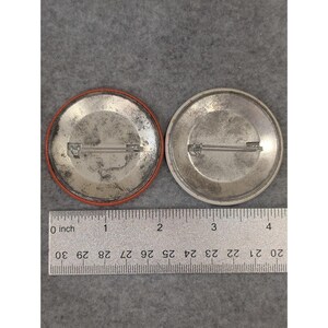 Auburn National Engineers Week 83 84 Orange Blue Pin Buttons Lot Set Pinback image 2