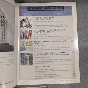 Alabama Heritage Magazine Journal Collection Histoire Culture Lot de 3 image 3
