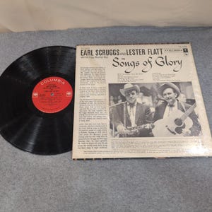 Lester Flatt and Earl Scruggs Songs of Glory Vinyl LP Columbia CL 1424 Bluegrass image 2