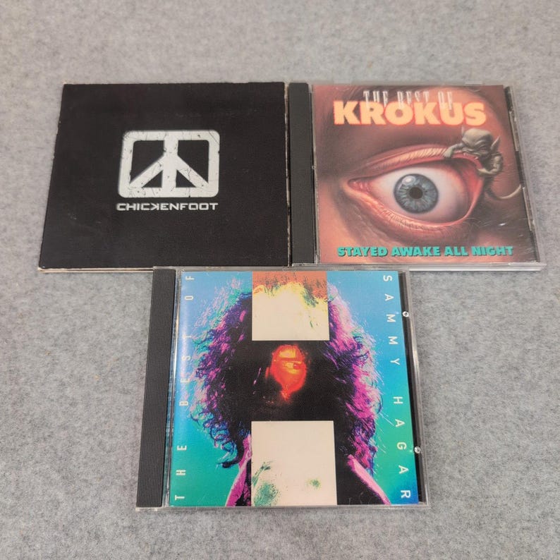 Hardrock-cd-partij Chickenfoot Krokus bleef de hele nacht wakker Sammy Hagar Best Of afbeelding 1