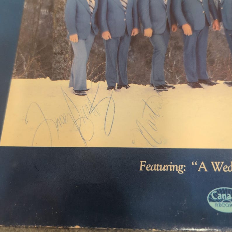 The Inspirations Have Something to Sing About Vinyl LP Signed CAS-9843 Gospel image 2