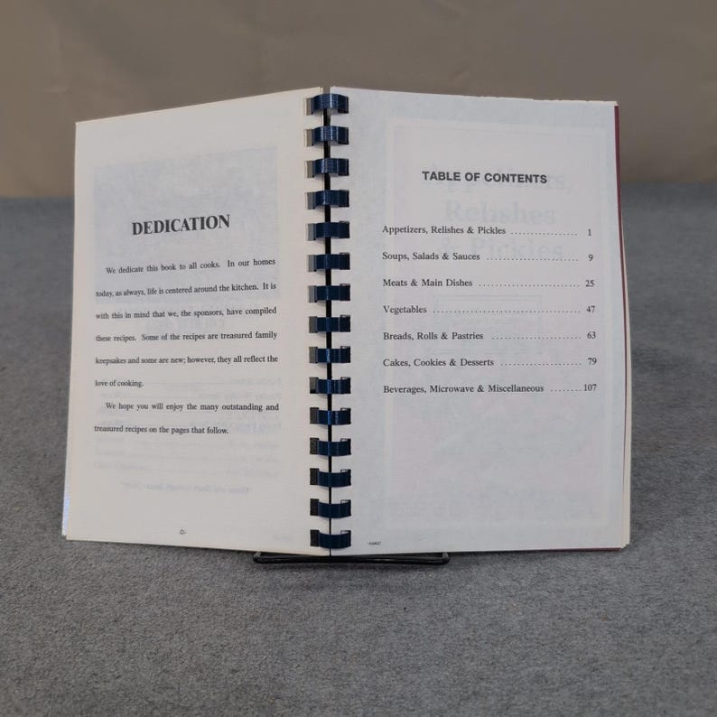 Sharing Our Best Covenant Presbyterian Church PCA Oak Ridge TN Cookbook Spiral image 3