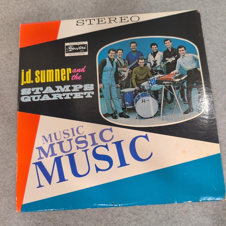 J.D. Sumner and the Stamps Quartet Music Music Music Skylite Vinyl LP Record image 1