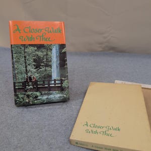 A Closer Walk With Thee 1977 CR Gibson Hardcover Book Dust Jacket Slipcase VG image 1