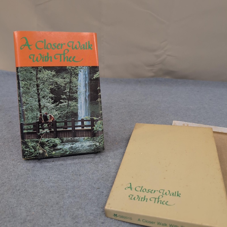 A Closer Walk With Thee 1977 CR Gibson Hardcover Book Dust Jacket Slipcase VG image 1
