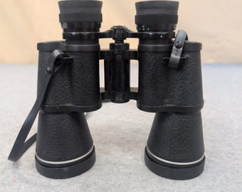 Tasco 10x50mm Zip Focus Wide Angle Binoculars Model 2023 Black Coated Optics