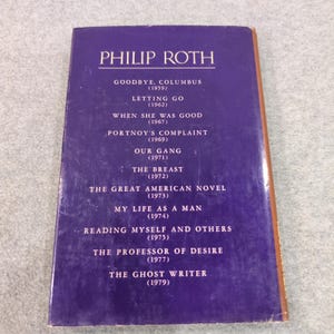 Philip Roth The Ghost Writer 1979 First Edition Hardcover Novel image 3