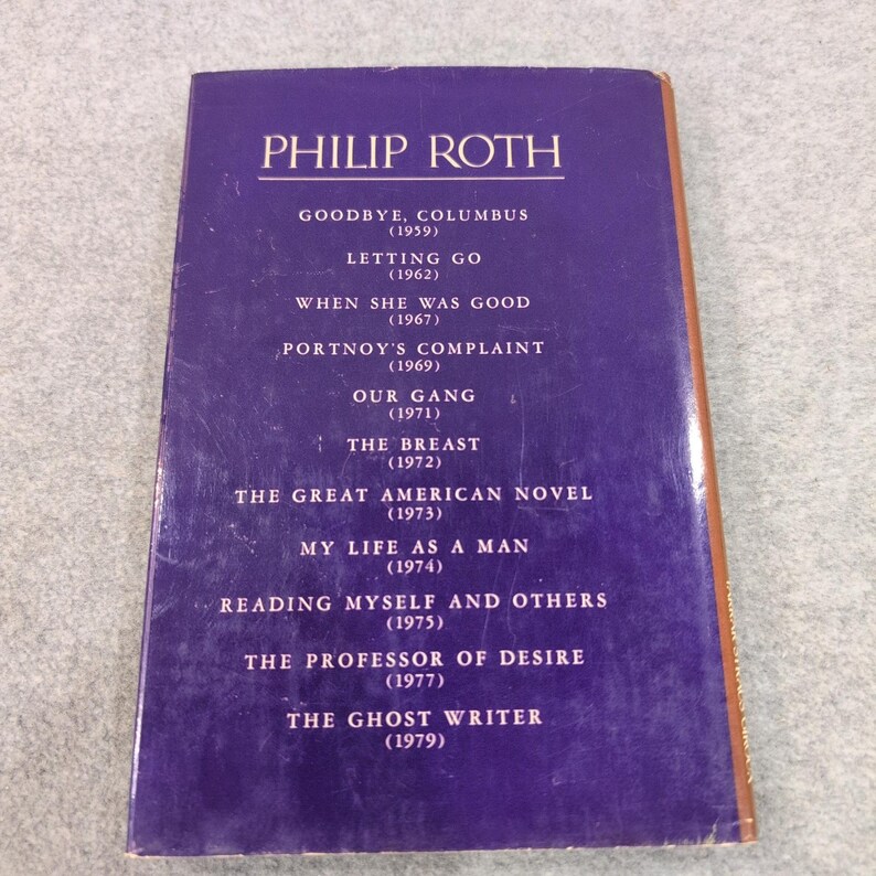 Philip Roth The Ghost Writer 1979 First Edition Hardcover Novel image 3