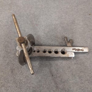 Vintage Manual Tubing Flaring Tool for Copper Brass Aluminum Pipe Repair image 1