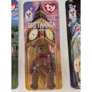 TY Beanie Babies Maple Erin Britannia Glory McDonald's House Charity Bears Set image 4