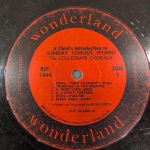 Eine Kindereinführung in die Sonntagsschullieder Vinyl LP RLP 1444 Bild 4