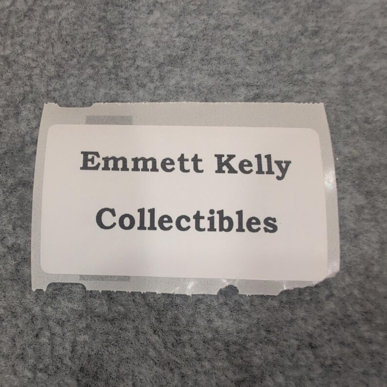 Emmett Kelly Collectibles Clown Baseball Catcher Figurine Flambro Figurine Puppy image 8