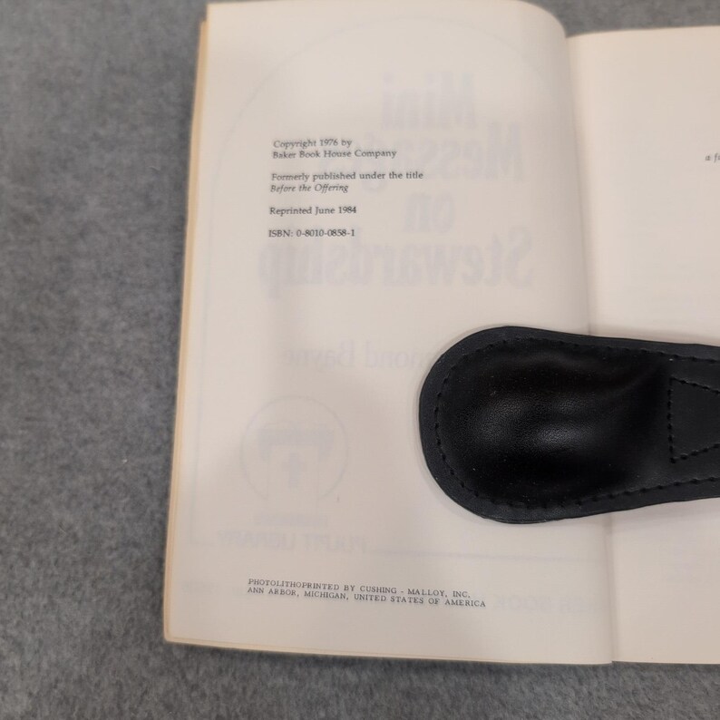 Mini messages sur l'intendance H Raymond Bayne Baker Book House 1984 Broché image 3