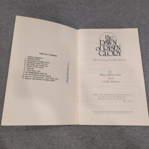 The Dawn of Risen Glory Choral Songbook Mary McDonald Linda Serino 1986 Purifoy image 2