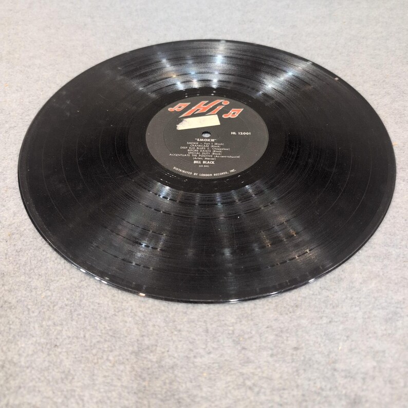 Combo vinyle LP Smokie de Bill Black Hi Records HL 12001 Rock instrumental rock image 5