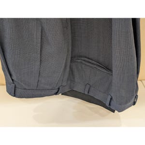 Hart Schaffner Marx Parisian Men's Blue Worsted Wool Two Piece Suit 51L image 6