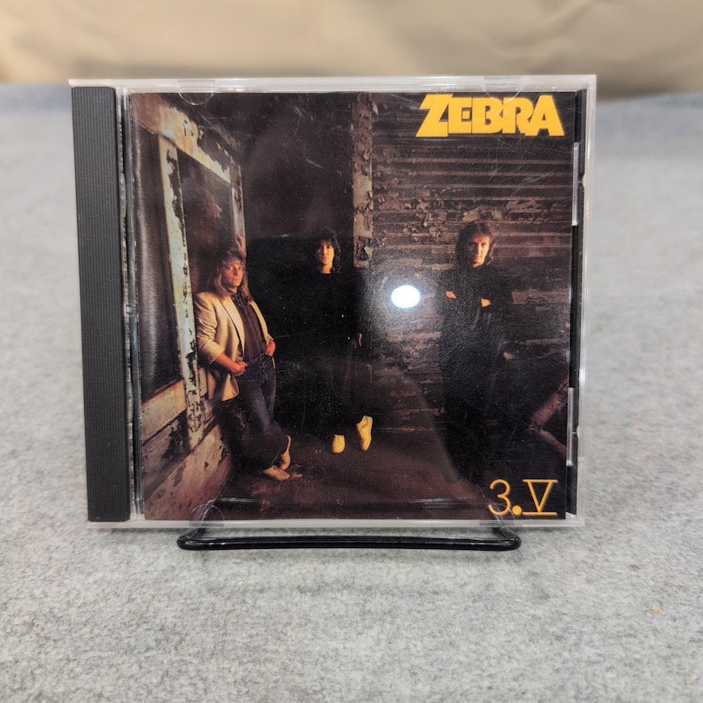 Zebra 3.V CD 1986 Atlantic Records Hard Rock Randy Jackson image 1