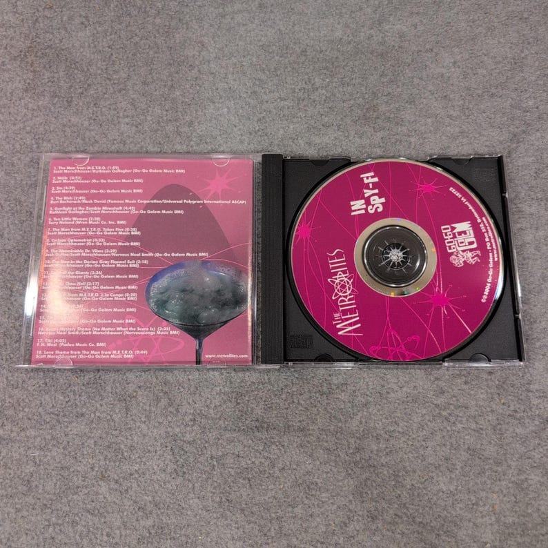 The Metrolites In Spy-Fi CD 2004 Go-Go Golem Lounge Exotica Instrumental Music image 3