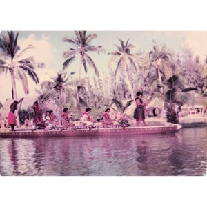 Vintage 1970s Polynesian Cultural Center Hawaii Canoe Pageant Photo Lot of 16 image 11