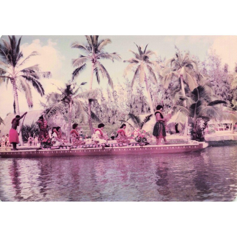 Vintage 1970s Polynesian Cultural Center Hawaii Canoe Pageant Photo Lot of 16 image 11