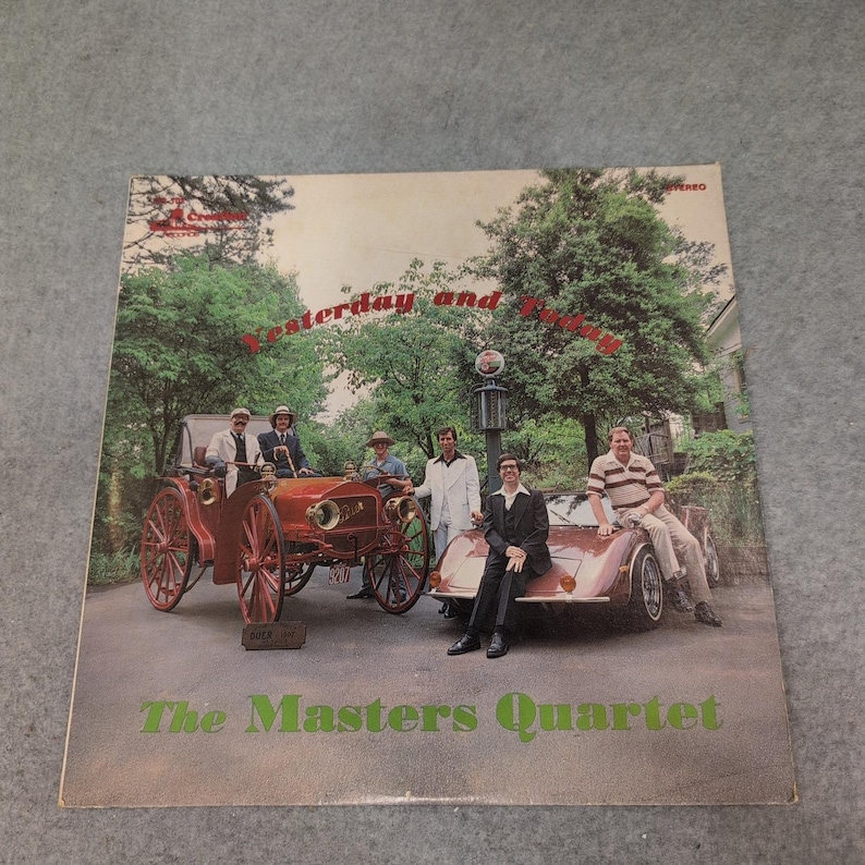 The Masters Quartet Yesterday and Today - Vinile LP autografato, Creation Records CR 102 immagine 1