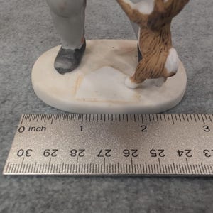 Emmett Kelly Collectibles Clown Baseball Catcher Figurine Flambro Figurine Puppy image 6
