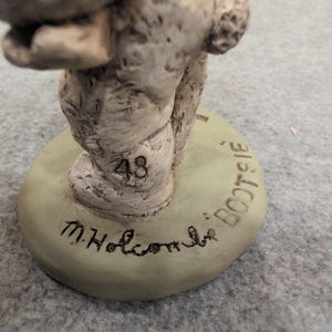Martha Holcombe All God's Children Bootsie Bunny Figurine 1529 Signed 48 image 2