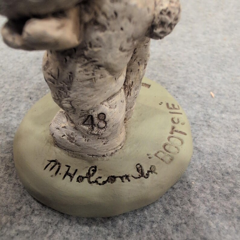 Martha Holcombe All God's Children Bootsie Bunny Figurine 1529 Signed 48 image 2