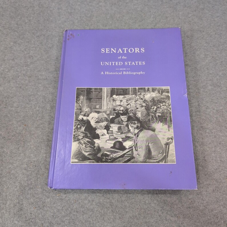 Senators of the United States A Historical Bibliography 1789-1995 Relié 1995 image 1