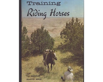 Vintage Training Riding Horses American Quarter Horse Association Booklet