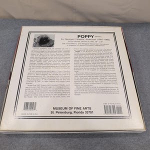 Georgia OKeeffe Poppy Fine Art Jigsaw Puzzle 500 Pieces Battle Road Press Vtg image 2