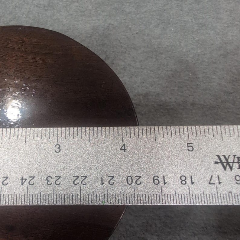Miniature Dark Wood Round Table Dollhouse Furniture Accessory Decor image 6