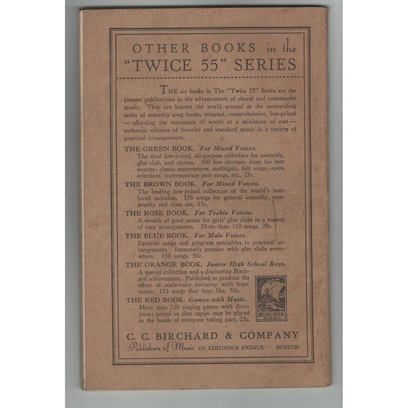 Deux fois 55 ans et plus - Chansons de la communauté - Le nouveau livre brun - Édition vocale CC Birchard image 2