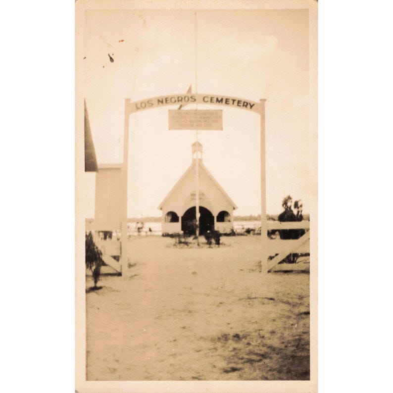 WWII Pacific Photograph Los Negros Island Cemetery Admiralty Islands PNG image 1