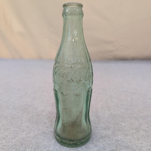 Vintage Coca-Cola Bottle Pulaski TN 1923 Patent Georgia Green Glass 1942 Coke image 1