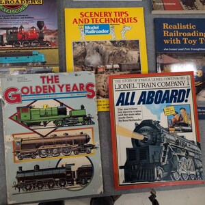 Lot of 8 Model Railroad & Toy Train Books Lionel Civil War Scenery Guides image 3