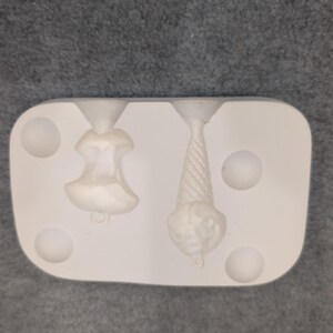 Mini Max Molds 52 Resin Casting Mold Apple Ice Cream Cone Christmas Ornaments image 1