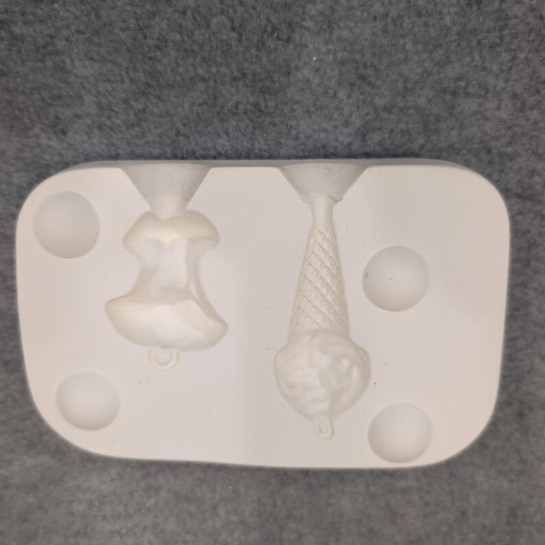 Mini Max Molds 52 Resin Casting Mold Apple Ice Cream Cone Christmas Ornaments image 1