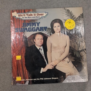 Jimmy Swaggart We'll Talk It Over In The Bye And Bye Vinyl LP Jim Records LP-127 image 1
